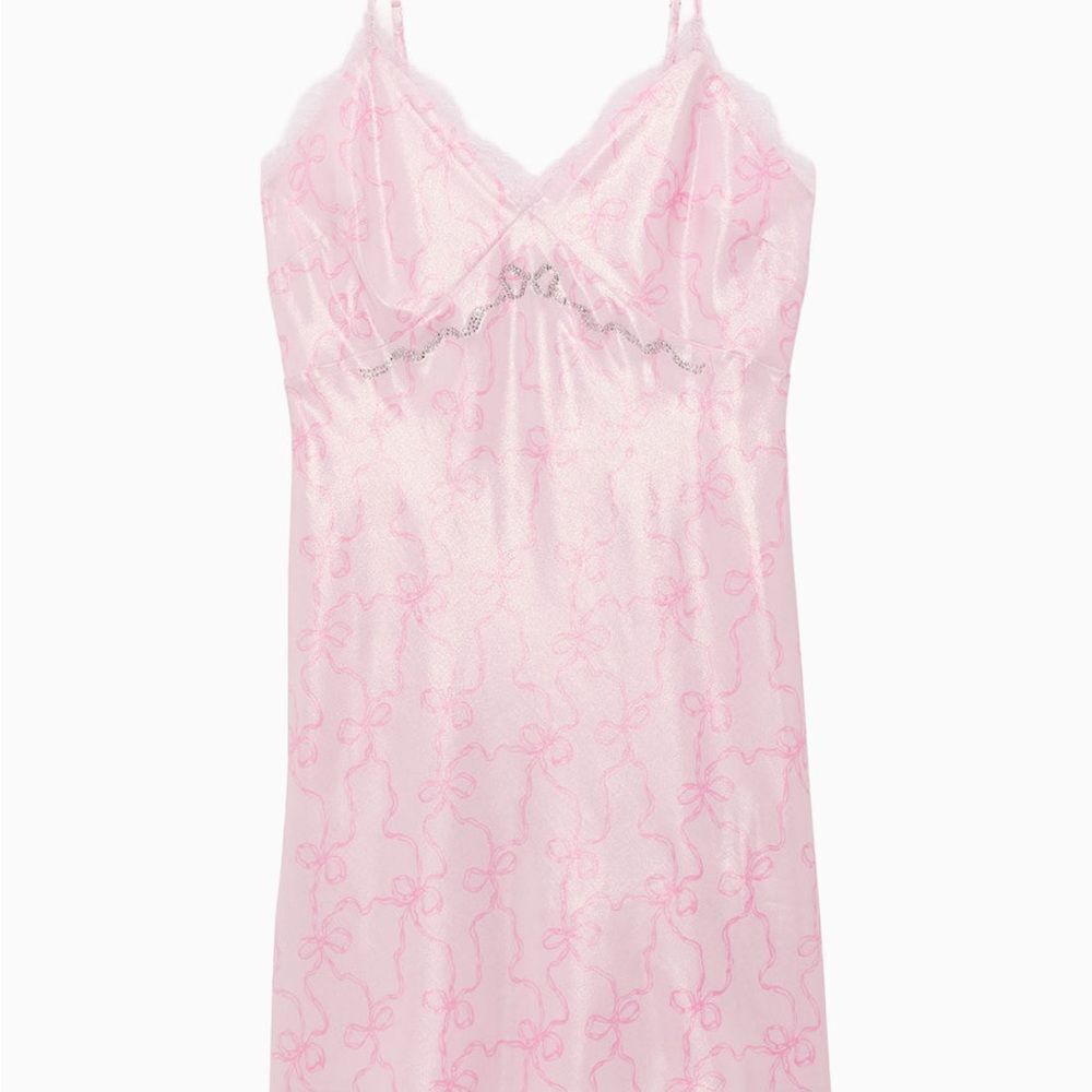 LoveShackFancy Pink Floral Chemise